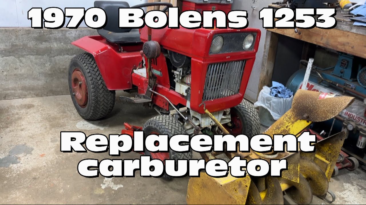 1970 Bolens 1253 - Carburetor replacement