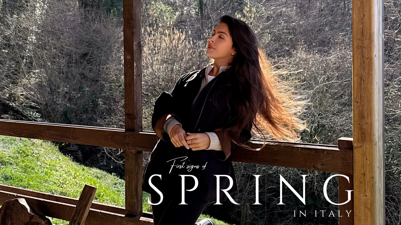 First signs of spring in Tuscany & our rosemary hair spray recipe | Alessandra Rosa