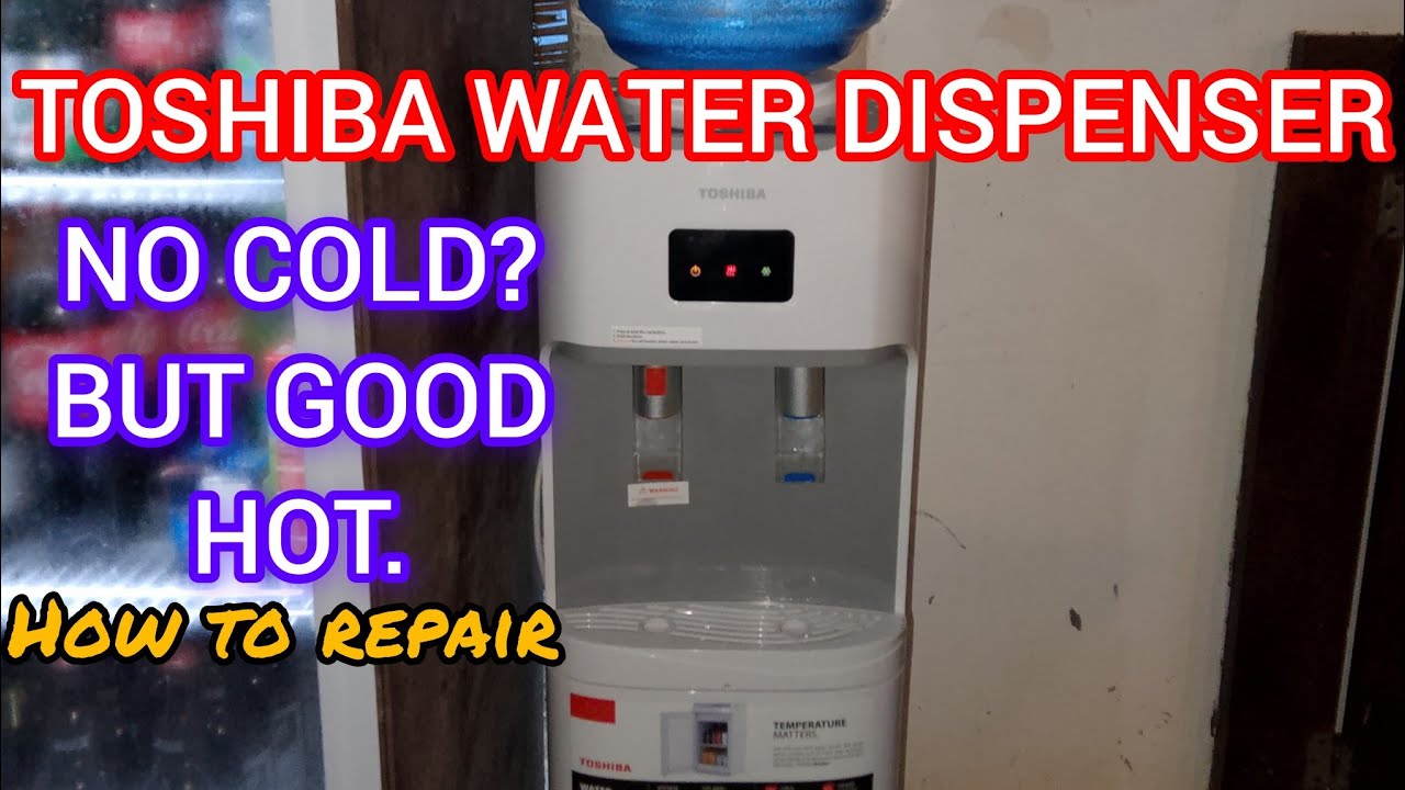 TOSHIBA WATER DISPENSER AYAW LUMAMIG? PIRO OK NAMAN ANG HOT?/ Dolfe DjTech