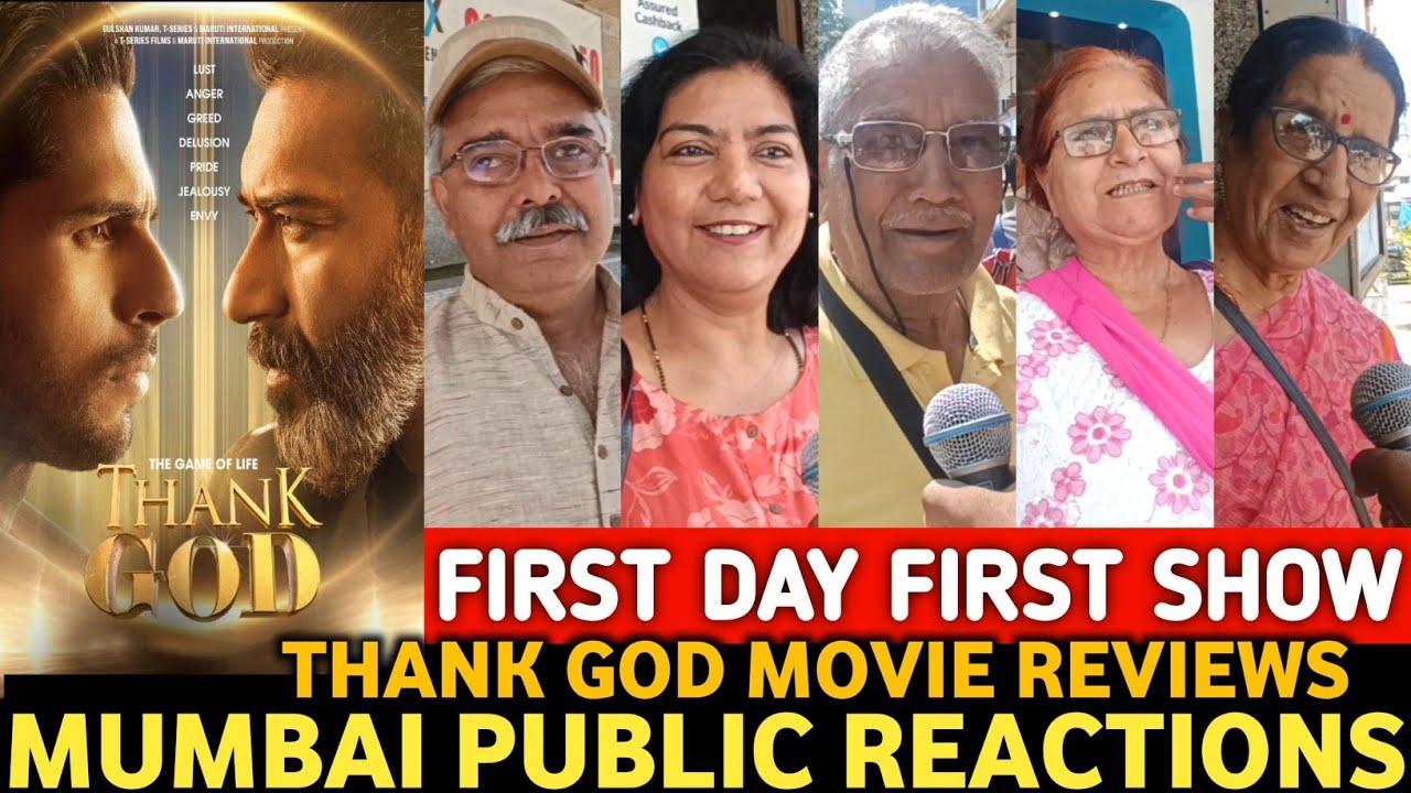 Thank God Movie PUBLIC REACTIONS | First Day First Show | Thank God Movie Public Reviews | #thankgod