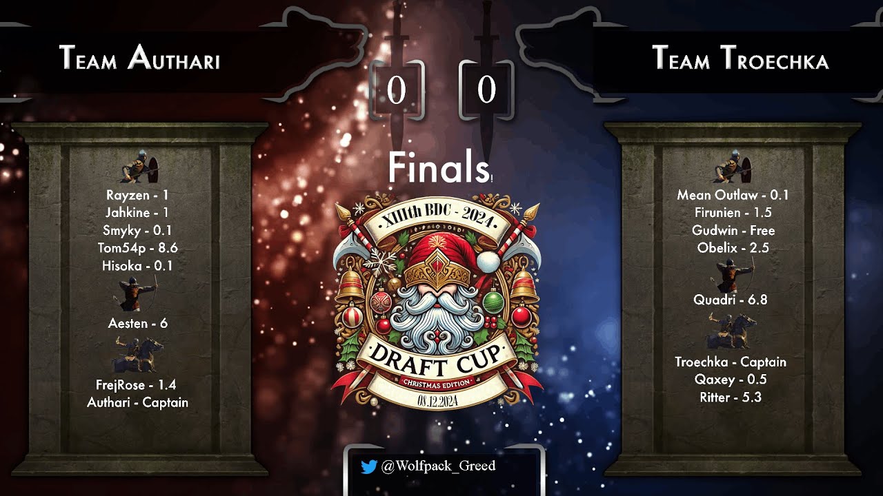 [BDC XIII] FINALS! Team Authari vs Team Troechka