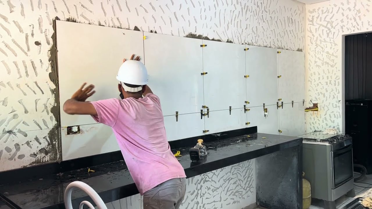 Como botar revestimento retificado, com argamassa dupla 👷🏾‍♂️🙏🏾