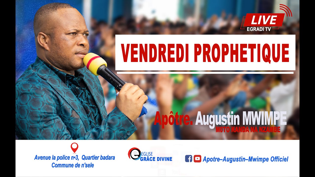 VENDREDI PROPHETIQUE 13.12.2024