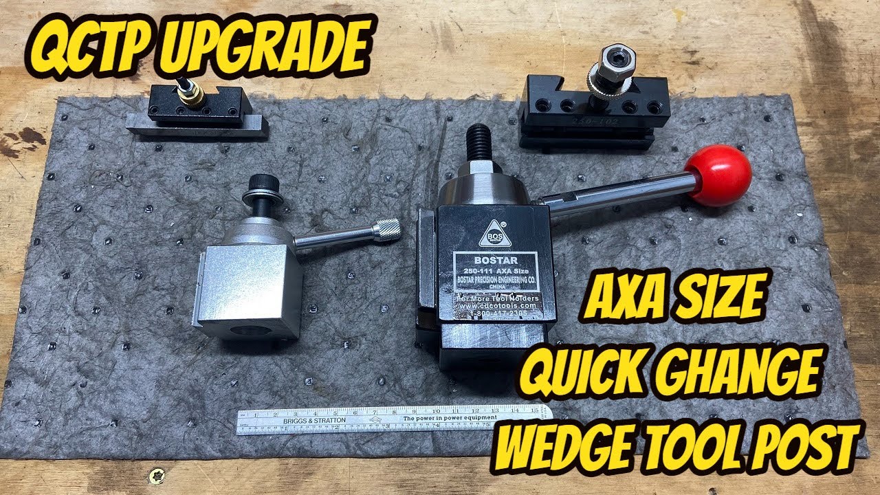 Мини-токарный станок Vevor MX 400, часть 31 &ndash; серия Bostar AXA Quick Change Tool Post Upgrade, часть 1 из 4