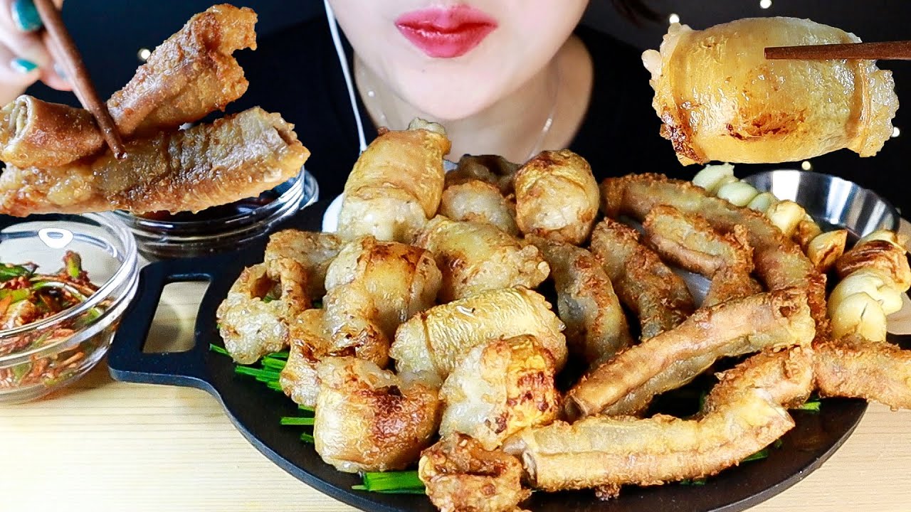ASMR 🌝 한우 곱창, 대창구이 고소함가득  (다이어트는 낼부터..) 🥳 Korean food Mukbang Eating sound