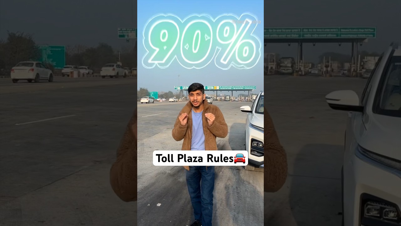 🚧 3 Toll Plaza Rules u should know 🚘  #travel  #roadtrip #shorts