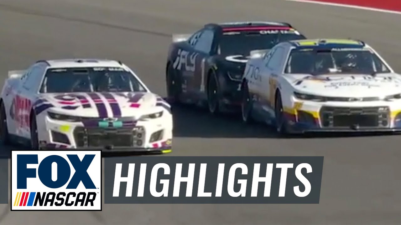 INCREDIBLE OT finish in COTA as Dinger, Chastain & Bowman battle for win | NASCAR ON FOX HIGHLIGHTS