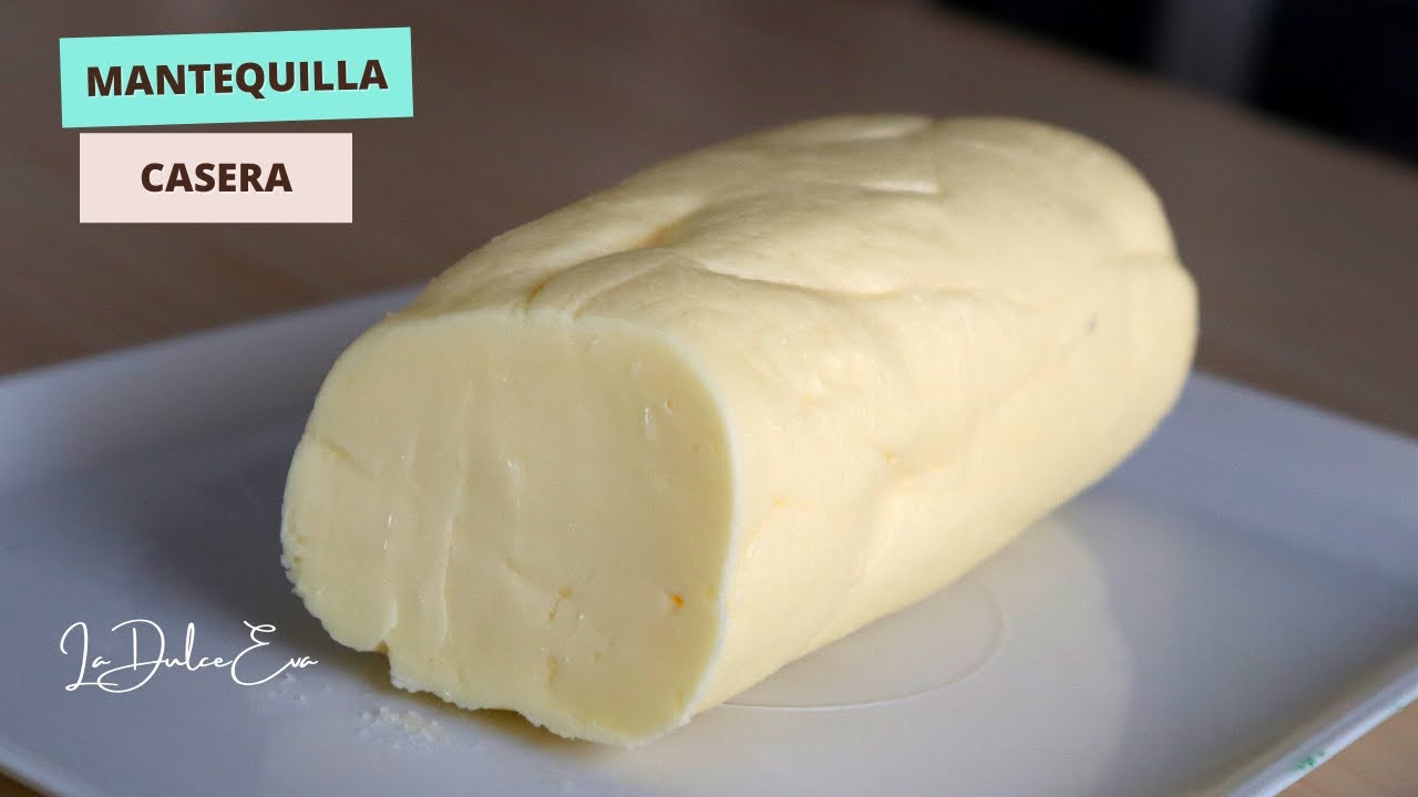Como se hace la Mantequilla Casera | @ladulceeva
