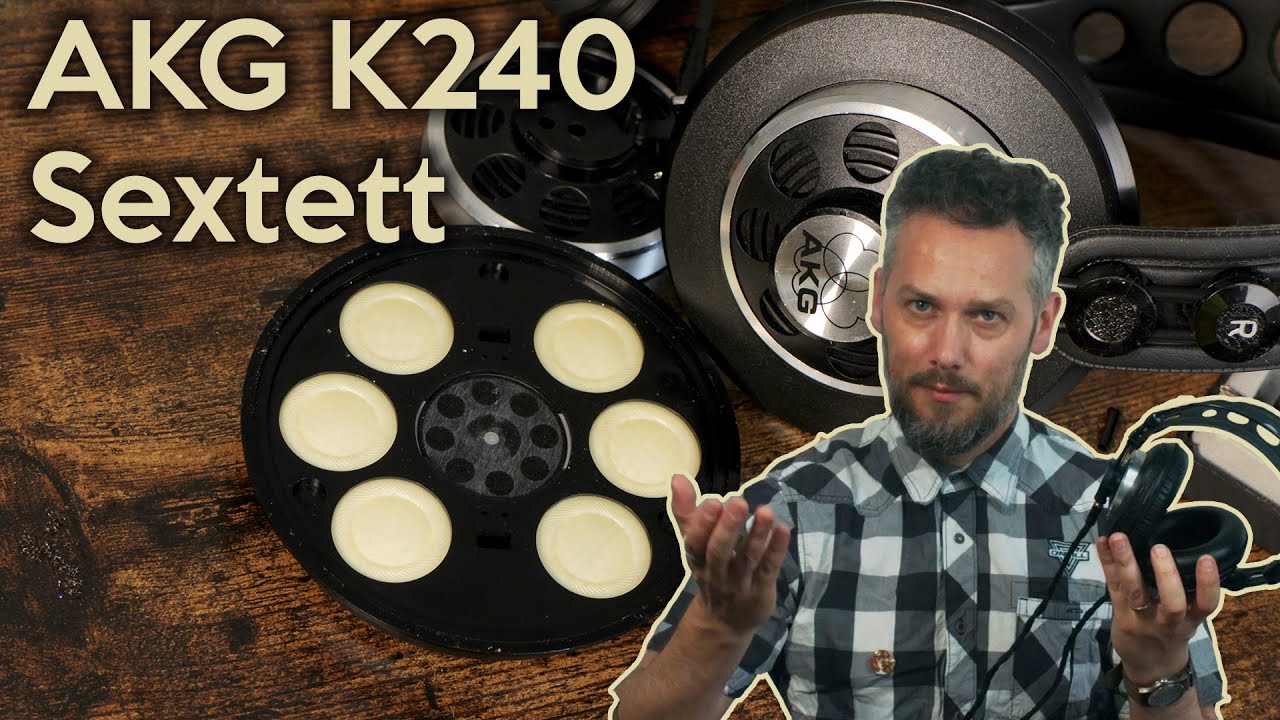 AKG K240  Sextett - a mad headphone with passive radiators