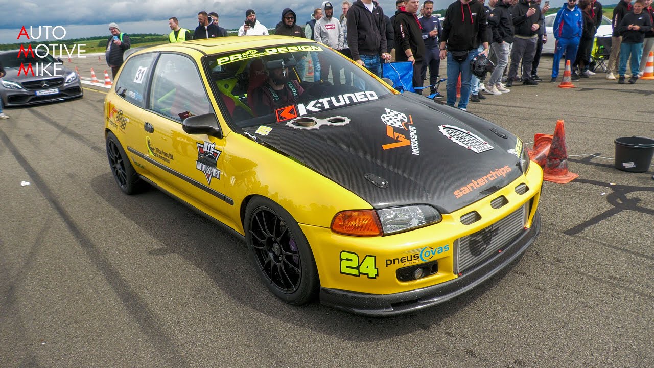 800HP Honda Civic EG6 K20 Turbo 0-305 KM/H Accelerations!