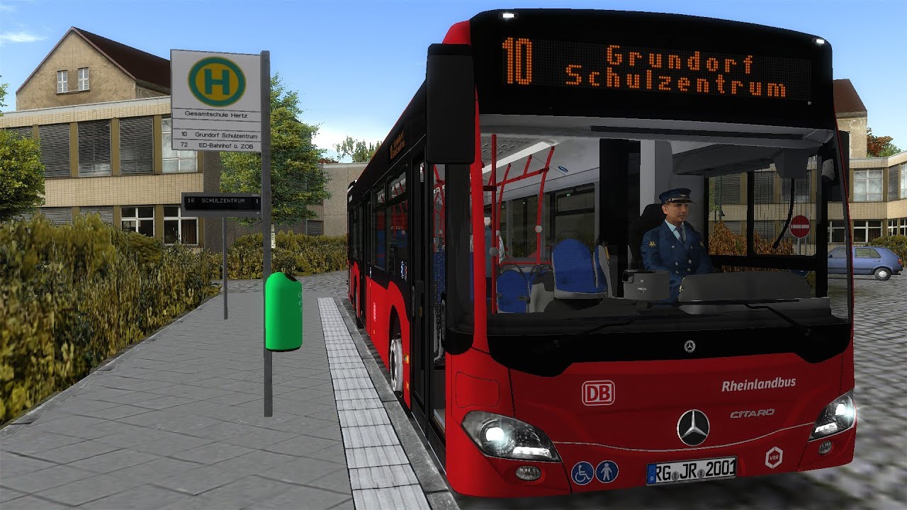 Let´s Play Omsi 2 #733 PC/GER (Themenwoche Region Grundorf V3.0 von der Schulbus Linie 10)