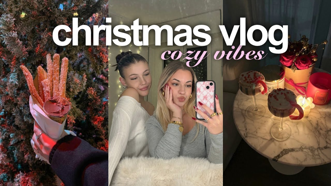 CHRISTMAS VLOG❄️🥂 I drink natalizi, parco natalizio, girly night