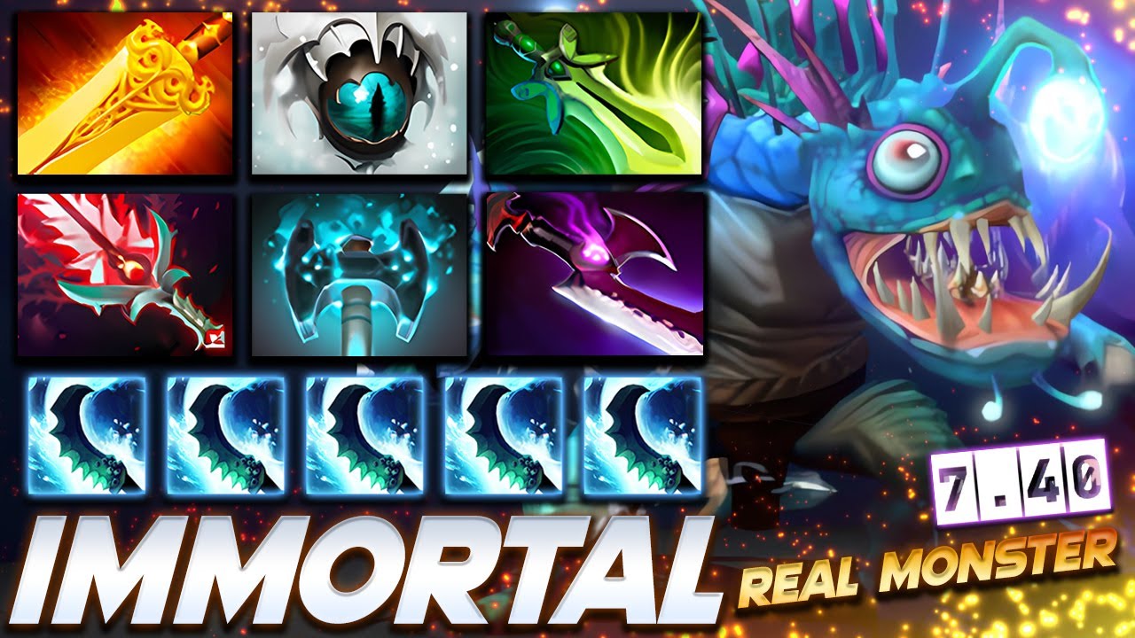 Slark Immortal 7.40 Monster Build - Dota 2 Pro Gameplay [Watch & Learn]