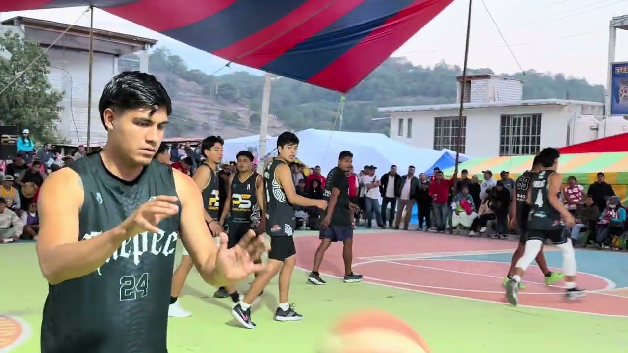 Atepec vs itundujia, torneo de basquetbol en Santa Catarina Yosonotu 