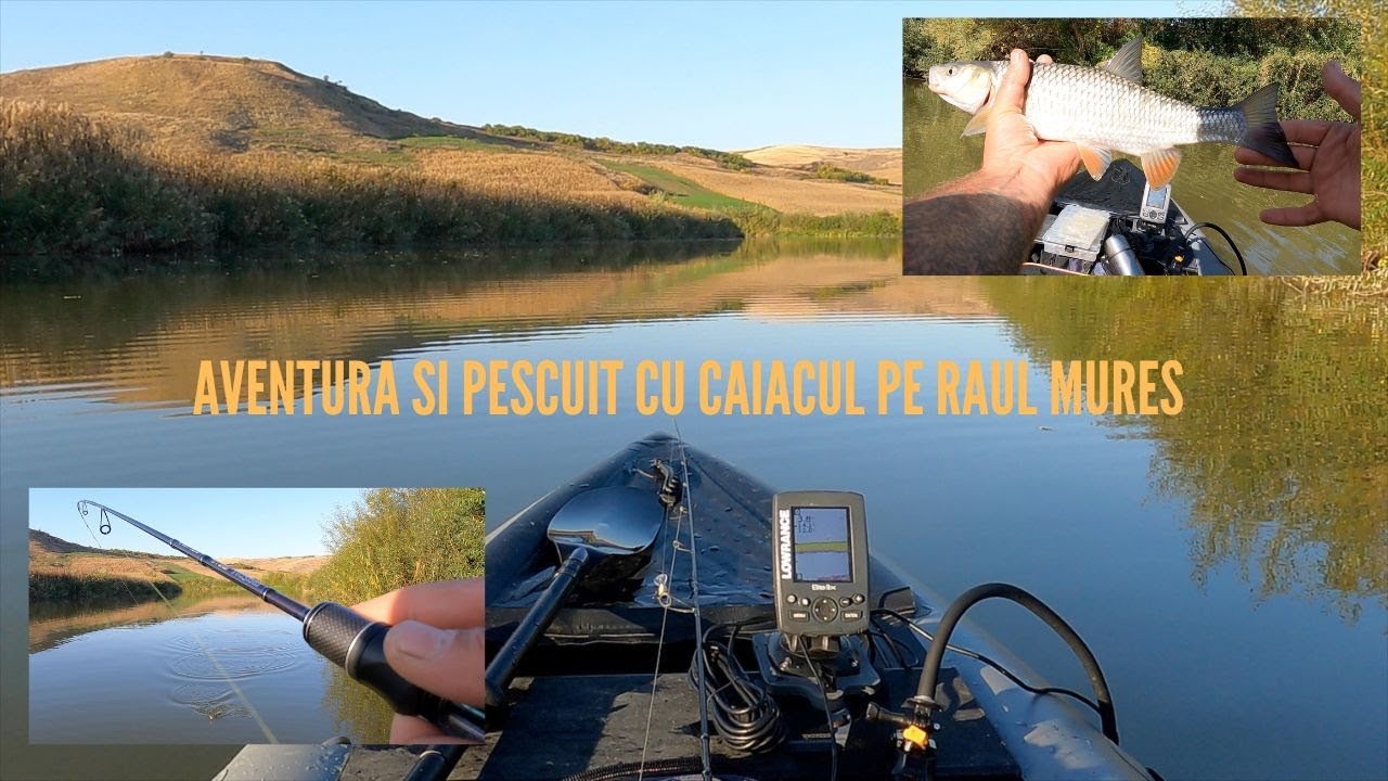 Aventura si pescuit cu caiacul pe raul Mures