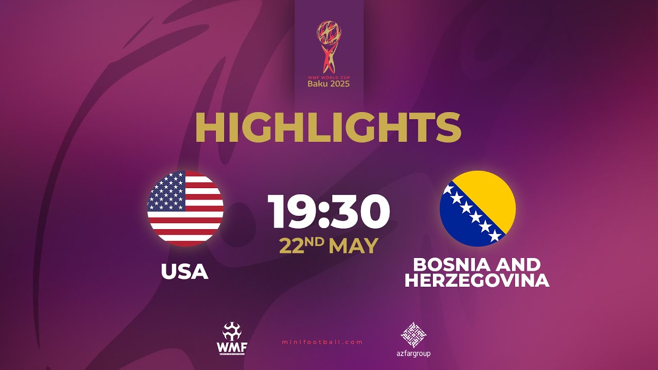 WMF World Cup 2025: Highlights USA - Bosnia and Herzegovina