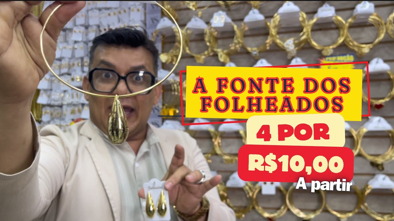 ACHEI NA 25 - 4 POR R$10,00 A FONTE DOS FOLHEADOS COM MELHOR PREÇO DA 25 DE MARÇO