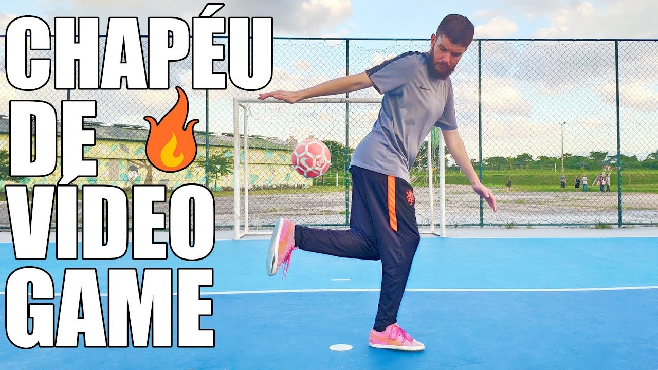 DOS VÍDEOS GAMES PARA A VIDA REAL - CONSEGUE ESSE CHAPÉU ? feat. Leo Escola de futebol
