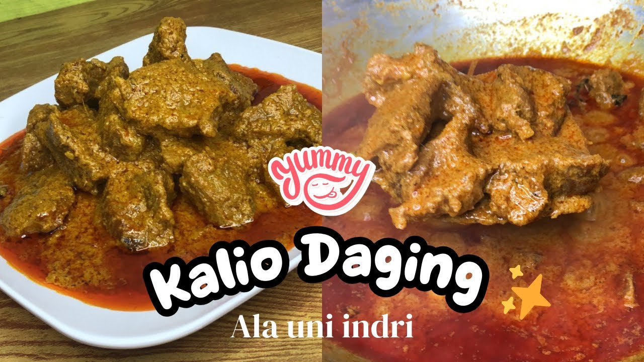 BIKIN KALIO DAGING SUPER MANTAP ALA UNI INDRI