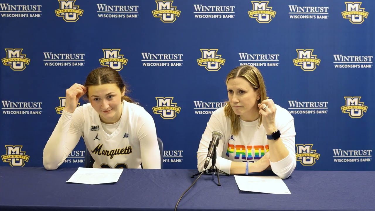 DePaul Postgame: HC Cara Consuegra, Halle Vice