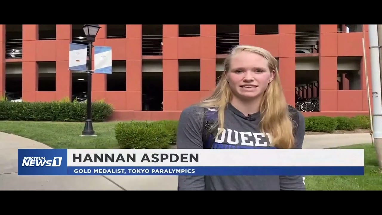 Spectrum News Charlotte – Queens University Paralympic swimmer wins two gold medals