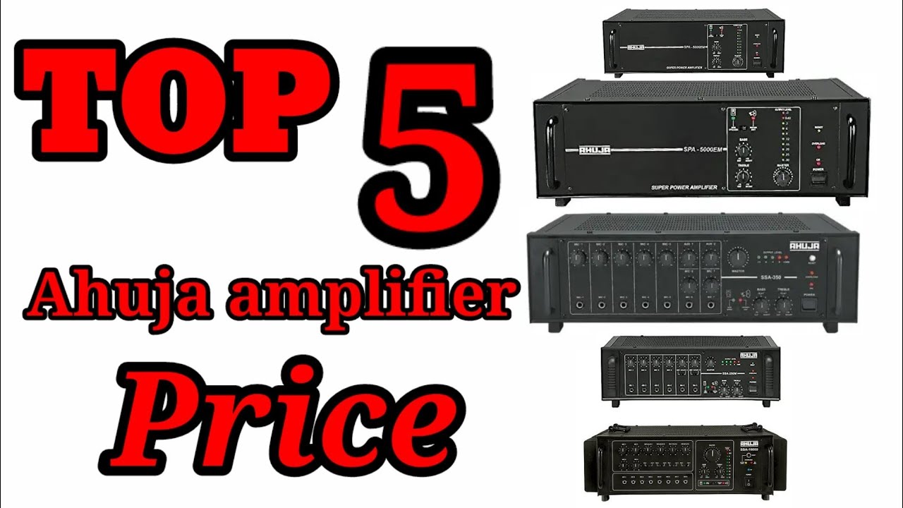 top 5 Ahuja amplifier / Ahuja amplifier price