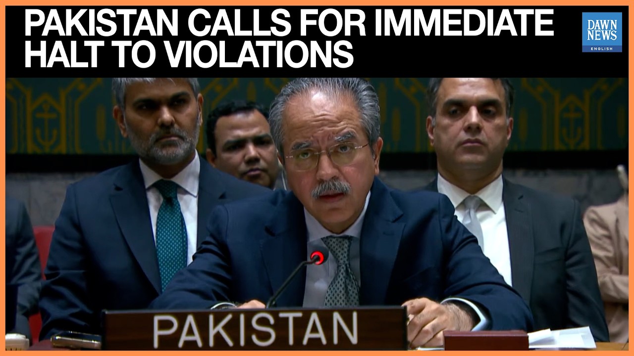Pakistan Condemns Iran, Gulf Attacks, Urges Halt to Violations at UN | Dawn News English