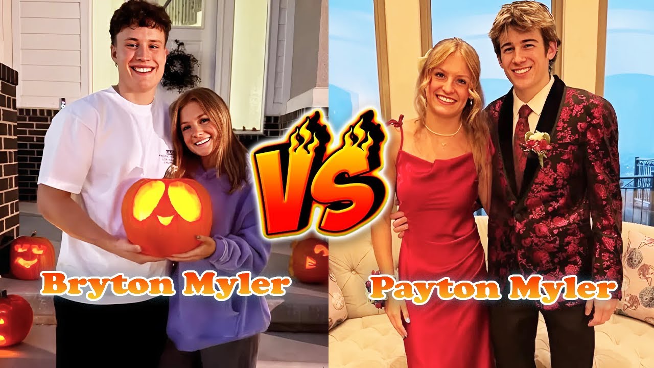 Bryton Myler (Ninja Kidz TV) VS Payton Myler (Ninja Kidz TV) Transformations 🌟  From Baby To 2025