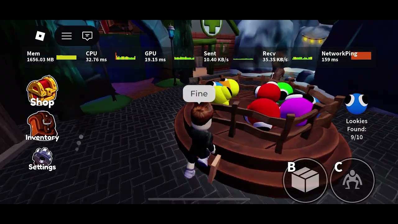 I played rainbow friends for the first time ￼