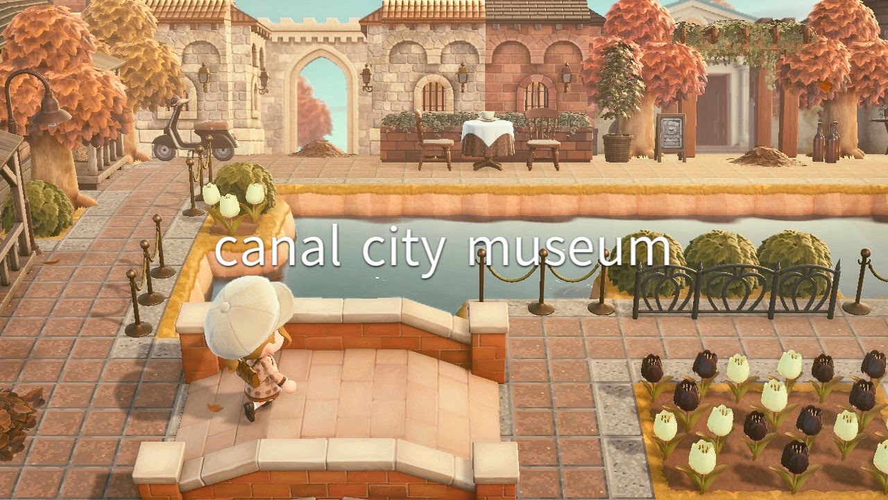 【あつ森】秋の街 博物館エリア | Canal City Museum | Animal Crossing New Horizons