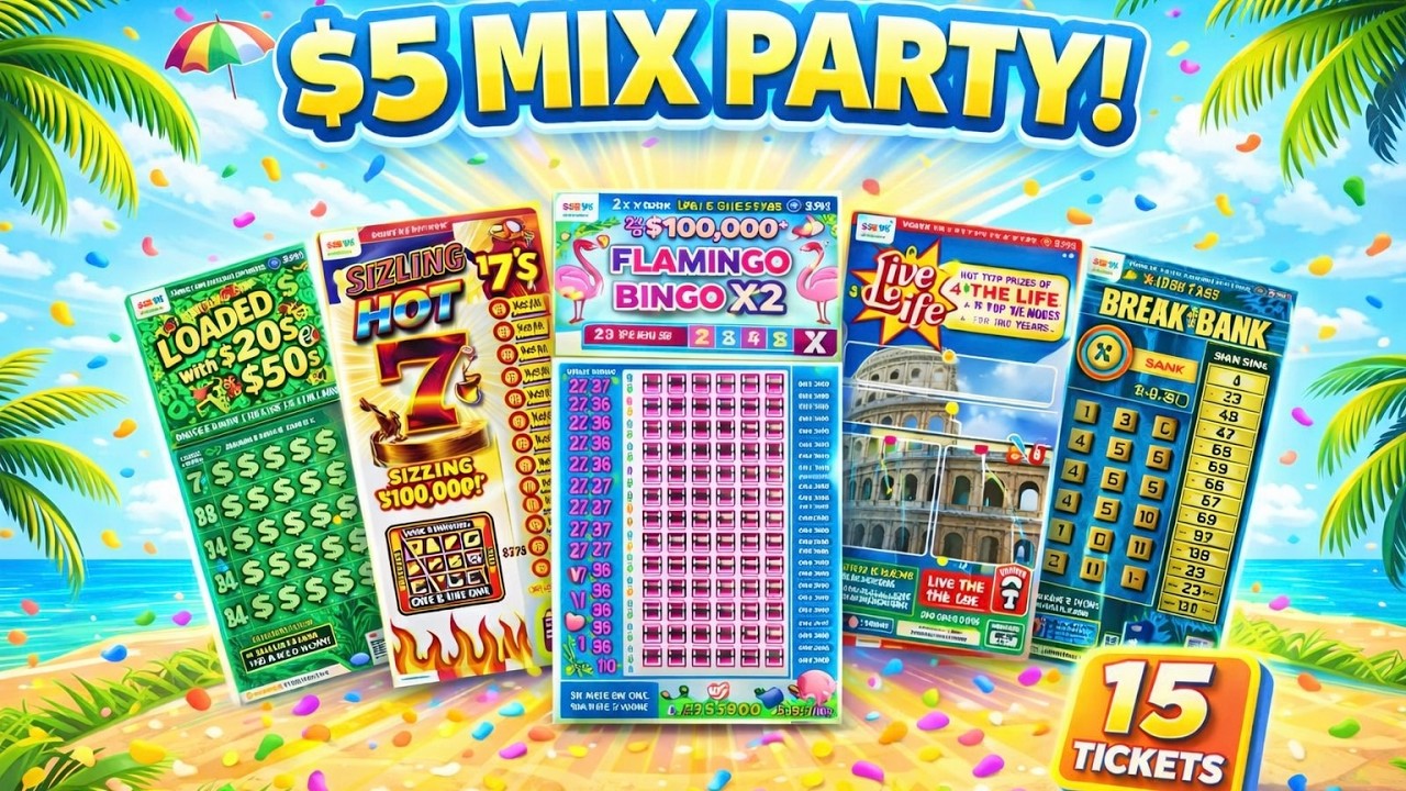$75 $5 Mix Party! 🎉 15 Tickets… What Happens?!