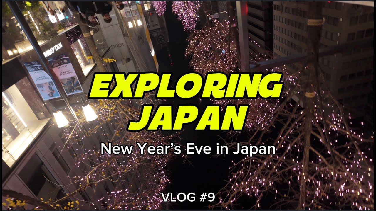 NEW YEARS EVE IN OSAKA JAPAN 🇯🇵 2025 FIREWORKS COUNTDOWN, BOAT CRUISE, HAIRCUT, FOOD REVIEW AND MORE