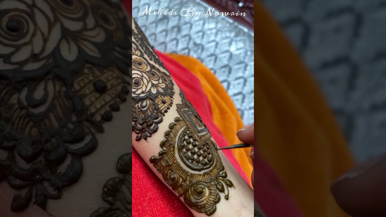 Exclusive Arabic style Bridal Mehendi On Bride/ Arabic Henna Design Tutorial