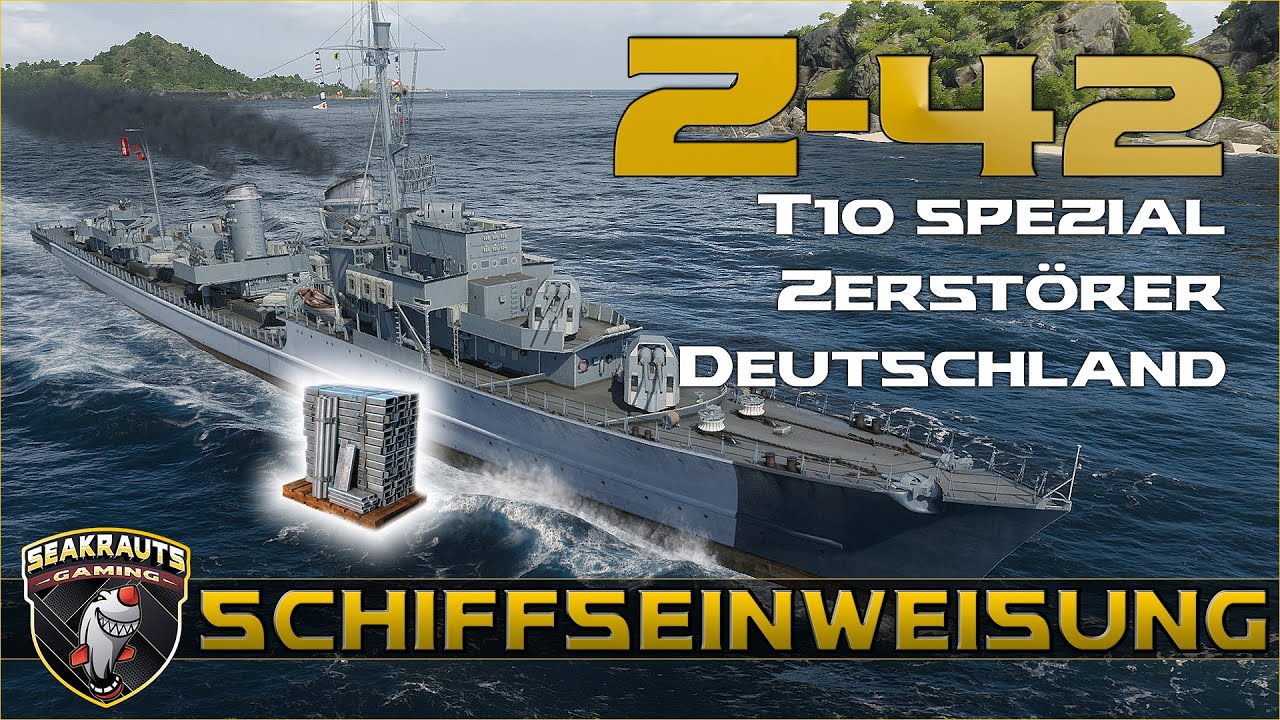 Z-42 [T10 DD] Review & Gameplay - World of Warships [Deutsch]