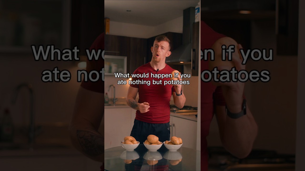 He ate only potatoes for 1 full year 😮 #weightloss #diet #caloriecounting #caloriedeficit #calories
