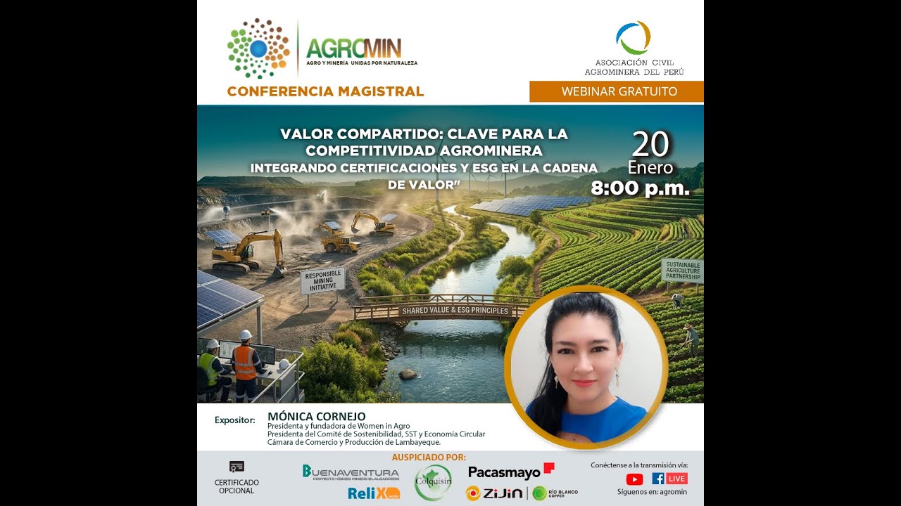 ✅Damos inicio a los webinars semanales de AGROMIN 2025