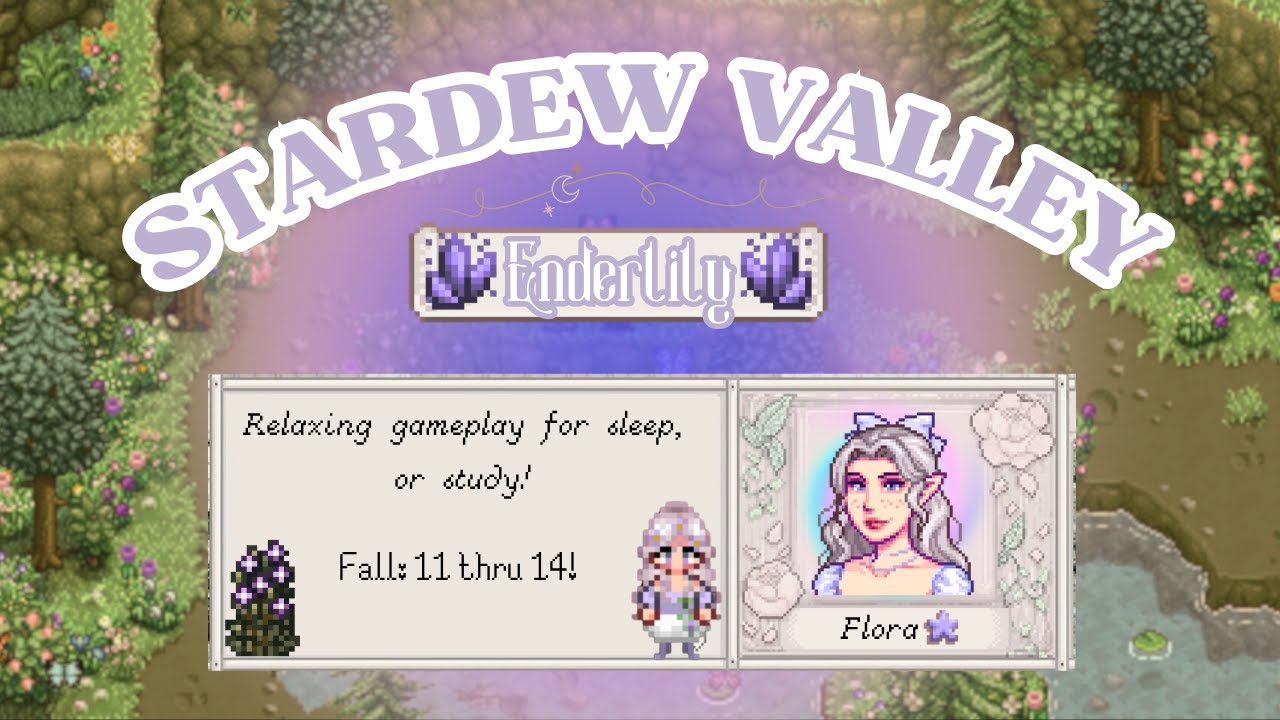 Enderlily | Stardew Valley Medieval Modded Longplay | No Commentary 🗡️✿🌿