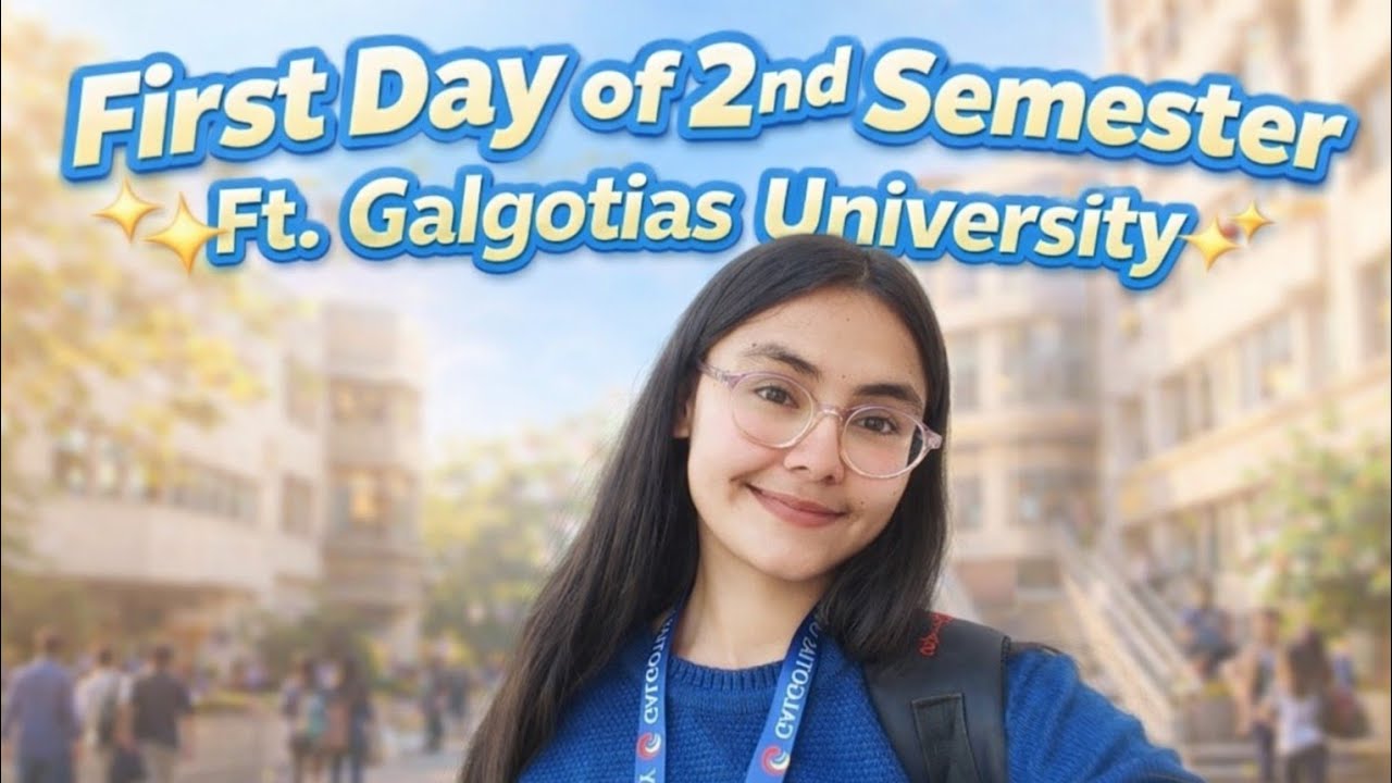 ✨ First Day of 2nd Semester Be Like 😮‍💨 | College Life Vlog 👉