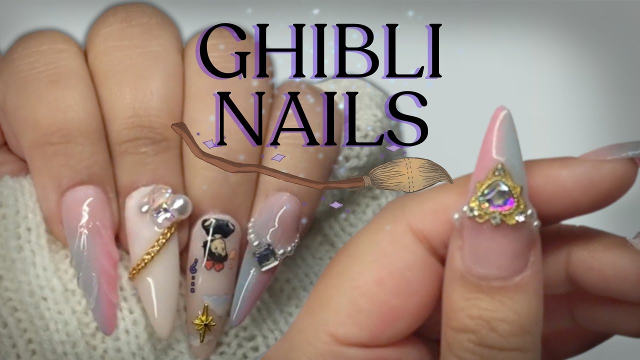 Kiki's Delivery Service Nails | Gel X Nails ✨🎀🧹