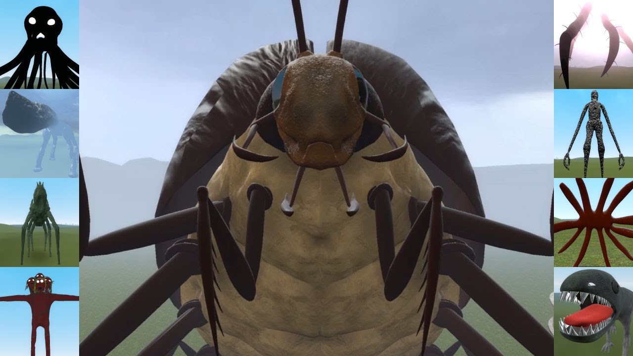 Dread Roach vs GIANTS from TREVOR HENDERSON Creatures in Garry's Mod GMod