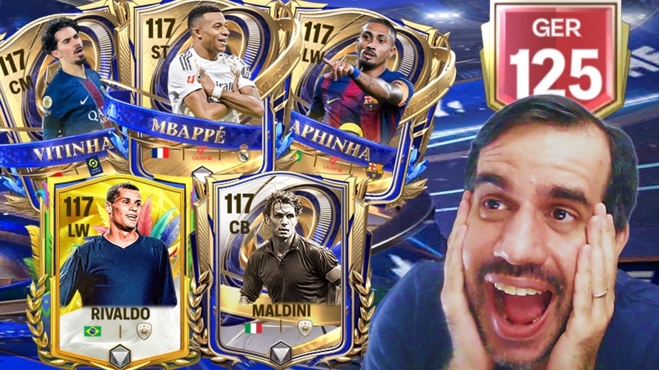 INCRÍVEL! 😱 GANHEI RAPHINHA, MBAPPE E VITINHA UTOTY E RIVALDO NO EVENTO GINGA!!!
