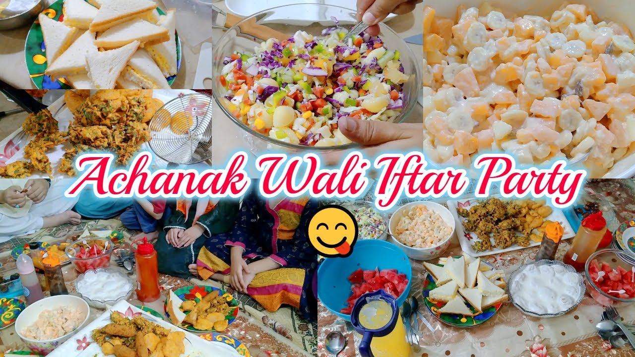 Iftar Party Vlog 😍😋 aj MAMU se bhi kam karwaya 😃😁 Bhagte dourte iftari banai |Third Jumma Iftar Vlog