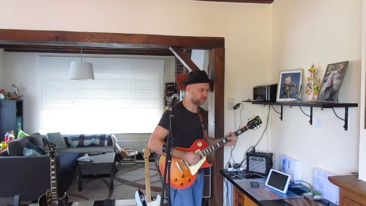 The sky is crying  Elmore James cover. Vintage V100 Les Paul & Vox AC10c1