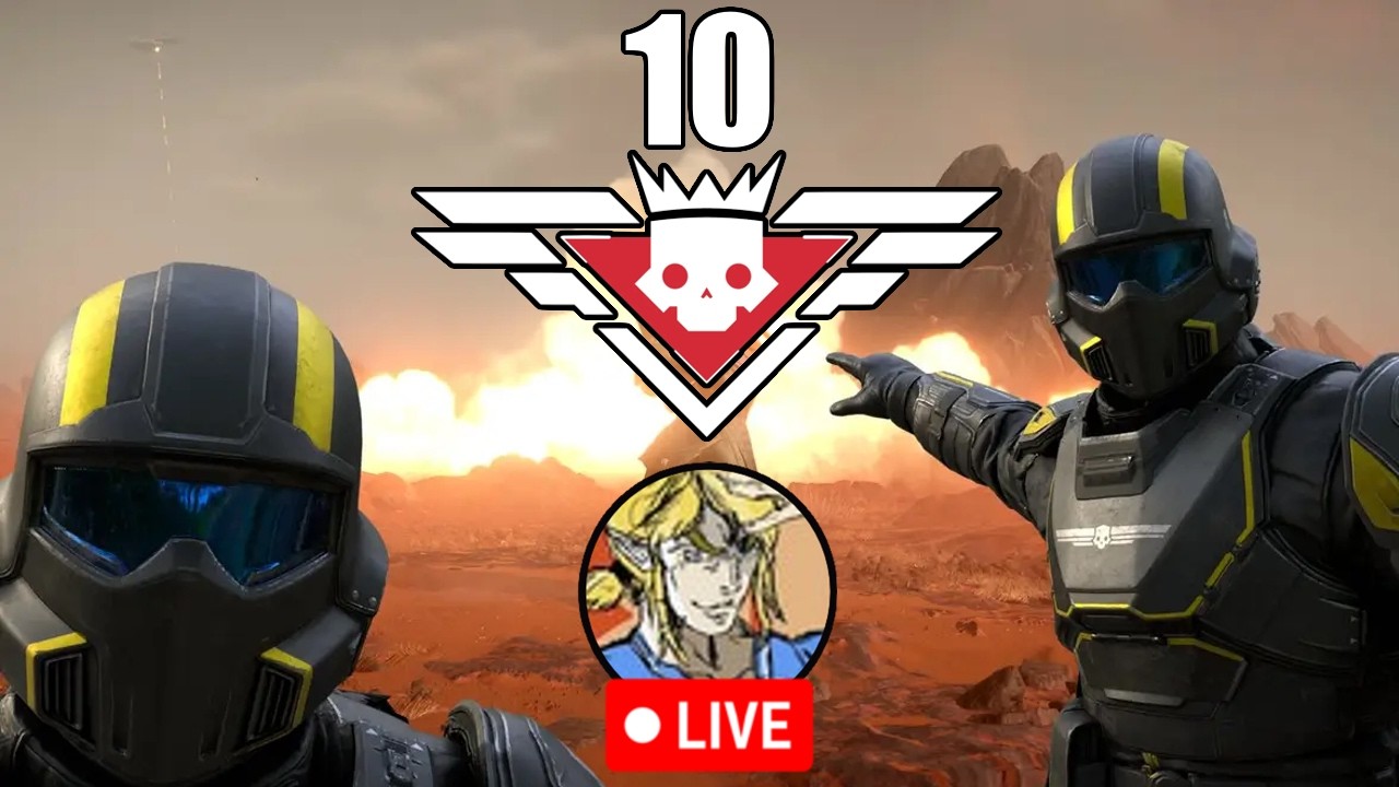 Helldivers 2 | Knight diving with Sword n Board
