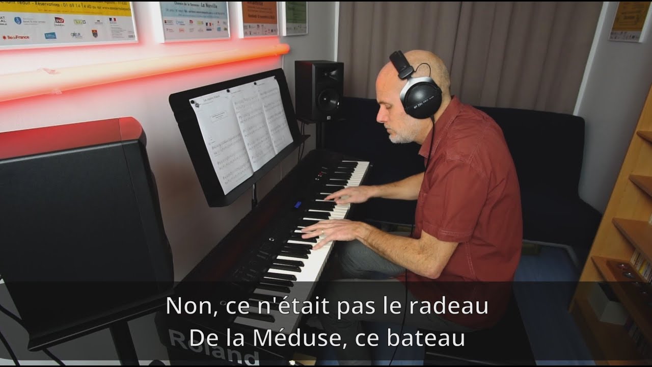 Georges Brassens - Les copains d'abord - Piano - KARAOKE