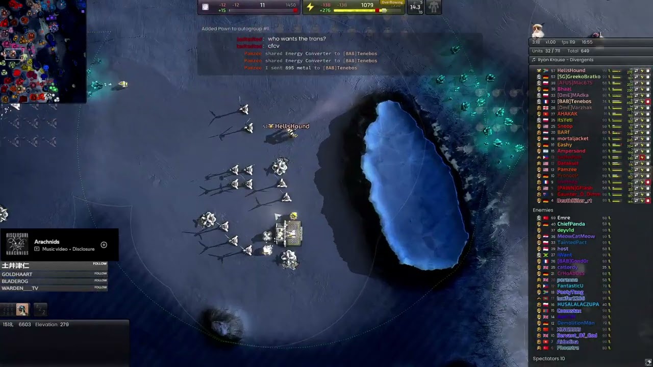 22 v 22 EPIC scale rts in Beyond All Reason