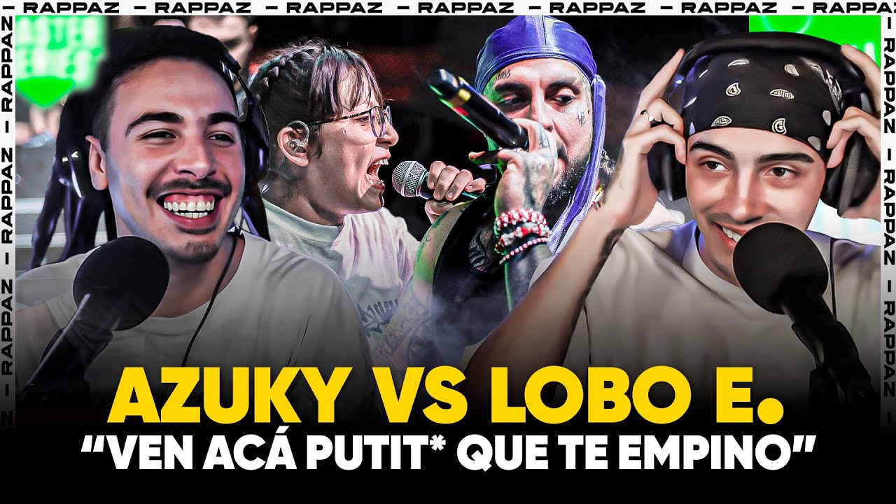 💥LA VIOLENCIA ES ABSOLUTA - Reacción a LOBO ESTEPARIO vs AZUKY - FMS México 🔥🤣