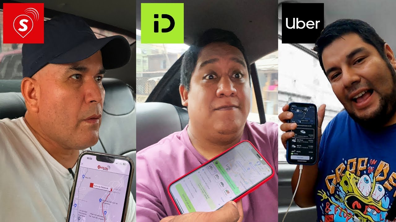 Pusimos a prueba APLICATIVOS DE TAXIS | InDriver vs Uber vs Satelital | &iquest;Cu&aacute;l es mejor? | Dilo Nom&aacute;s