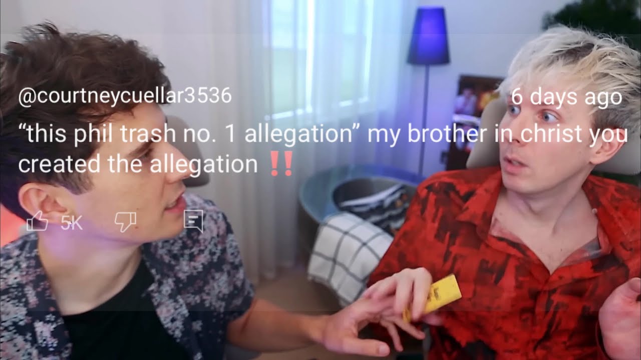 the “Phil trash #1” allegations…