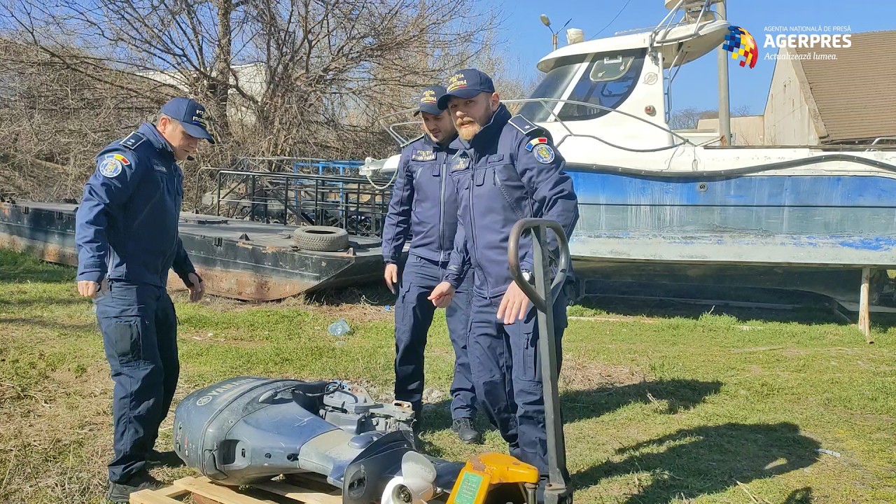 Tulcea: Peste 20 de motoare de ambarcațiuni furate din Suedia, descoperite în județ